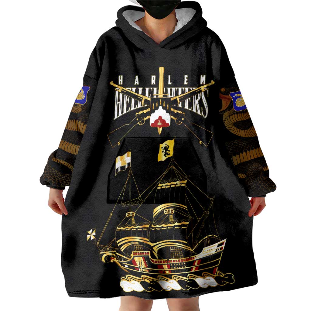 Harlem Hellfighters—First To Fight, First To Lead Wearable Blanket Hoodie - Wonder Print Shop