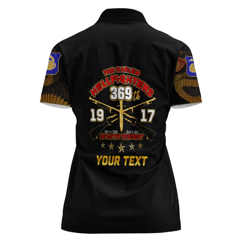 Harlem Hellfighters—First To Fight, First To Lead Women Polo Shirt - Wonder Print Shop