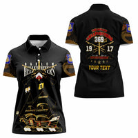 Harlem Hellfighters—First To Fight, First To Lead Women Polo Shirt - Wonder Print Shop