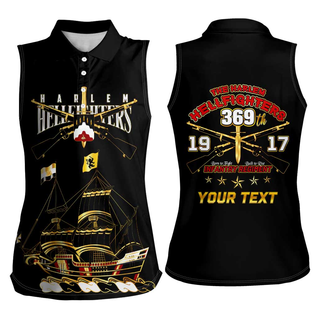 Harlem Hellfighters—First To Fight, First To Lead Women Sleeveless Polo Shirt - Wonder Print Shop
