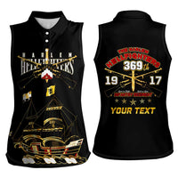 Harlem Hellfighters—First To Fight, First To Lead Women Sleeveless Polo Shirt - Wonder Print Shop