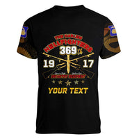 Harlem Hellfighters—First To Fight, First To Lead Women V-Neck T-Shirt - Wonder Print Shop