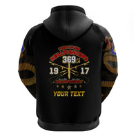 Harlem Hellfighters—First To Fight, First To Lead Zip Hoodie - Wonder Print Shop