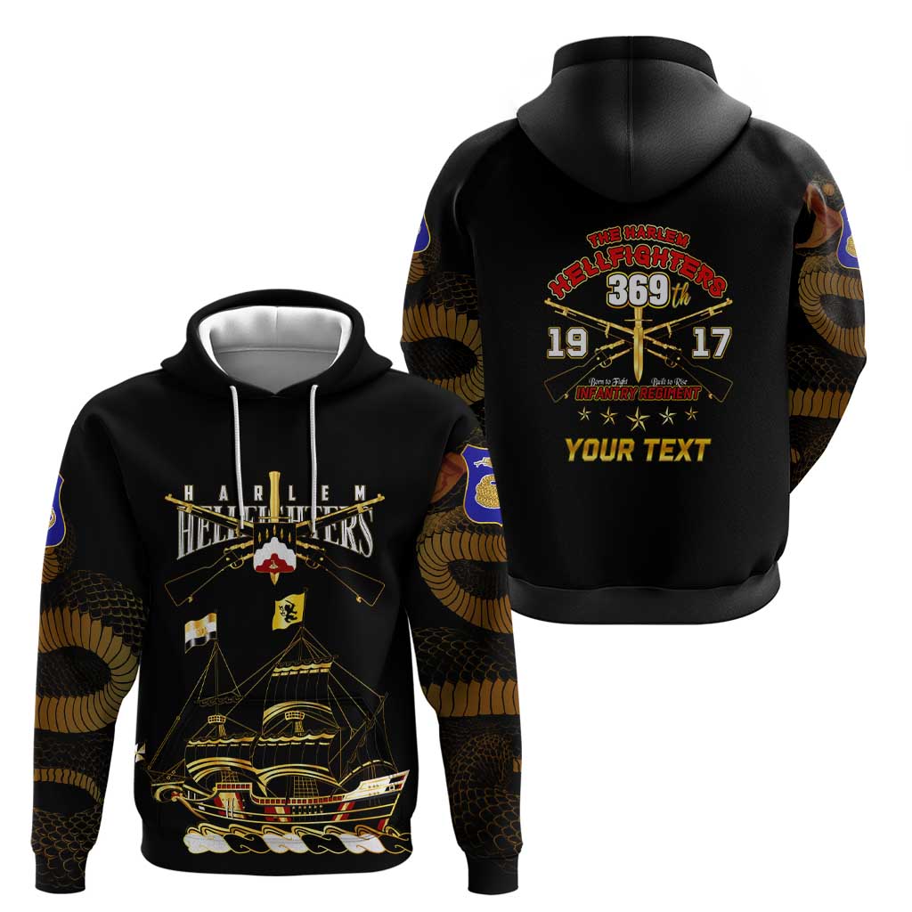 Harlem Hellfighters—First To Fight, First To Lead Zip Hoodie - Wonder Print Shop