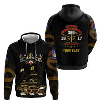 Harlem Hellfighters—First To Fight, First To Lead Zip Hoodie - Wonder Print Shop
