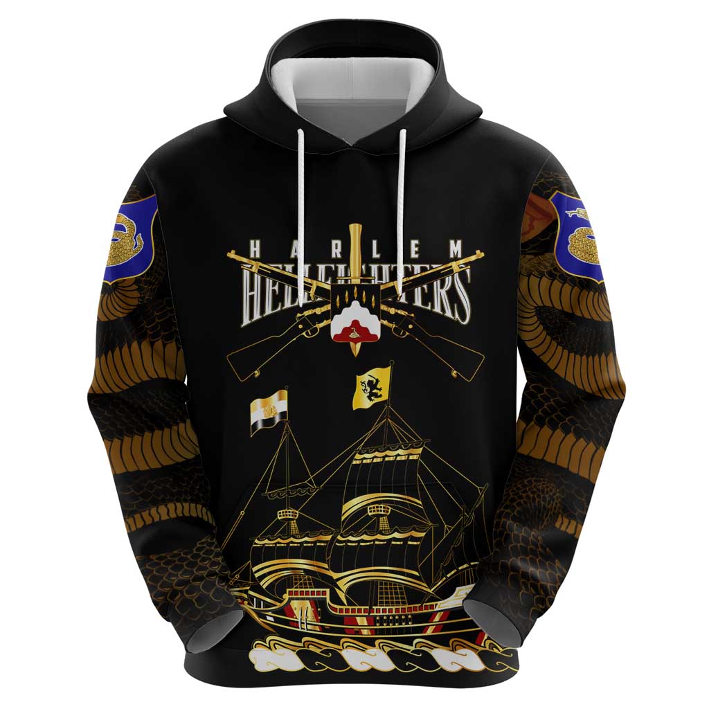 Harlem Hellfighters—First To Fight, First To Lead Zip Hoodie - Wonder Print Shop