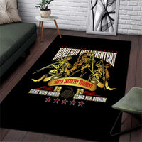 At The Front, Always Area Rug - Wonder Print Shop