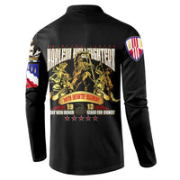 At The Front, Always Button Sweatshirt - Wonder Print Shop