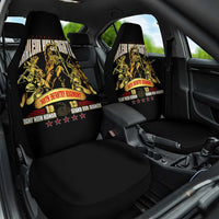 At The Front, Always Car Seat Cover - Wonder Print Shop