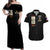 At The Front, Always Couples Matching Off Shoulder Maxi Dress and Hawaiian Shirt - Wonder Print Shop