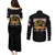 At The Front, Always Couples Matching Puletasi and Long Sleeve Button Shirt - Wonder Print Shop