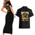 At The Front, Always Couples Matching Short Sleeve Bodycon Dress and Hawaiian Shirt - Wonder Print Shop
