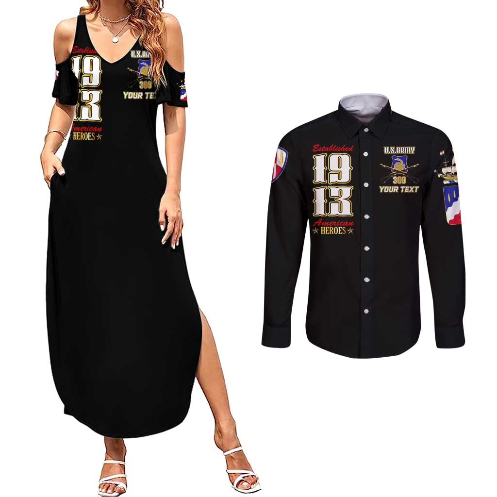 At The Front, Always Couples Matching Summer Maxi Dress and Long Sleeve Button Shirt - Wonder Print Shop