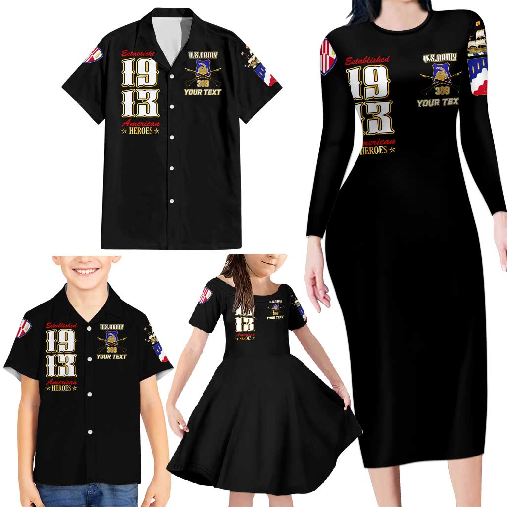 At The Front, Always Family Matching Long Sleeve Bodycon Dress and Hawaiian Shirt - Wonder Print Shop