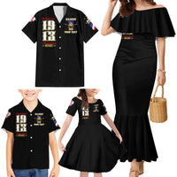 At The Front, Always Family Matching Mermaid Dress and Hawaiian Shirt - Wonder Print Shop