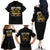 At The Front, Always Family Matching Off The Shoulder Long Sleeve Dress and Hawaiian Shirt - Wonder Print Shop