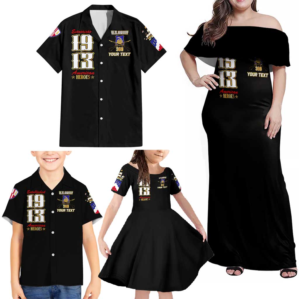 At The Front, Always Family Matching Off Shoulder Maxi Dress and Hawaiian Shirt - Wonder Print Shop