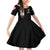 At The Front, Always Family Matching Off Shoulder Short Dress and Hawaiian Shirt - Wonder Print Shop