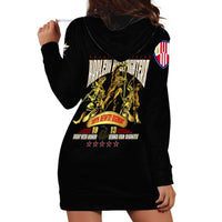 At The Front, Always Hoodie Dress - Wonder Print Shop