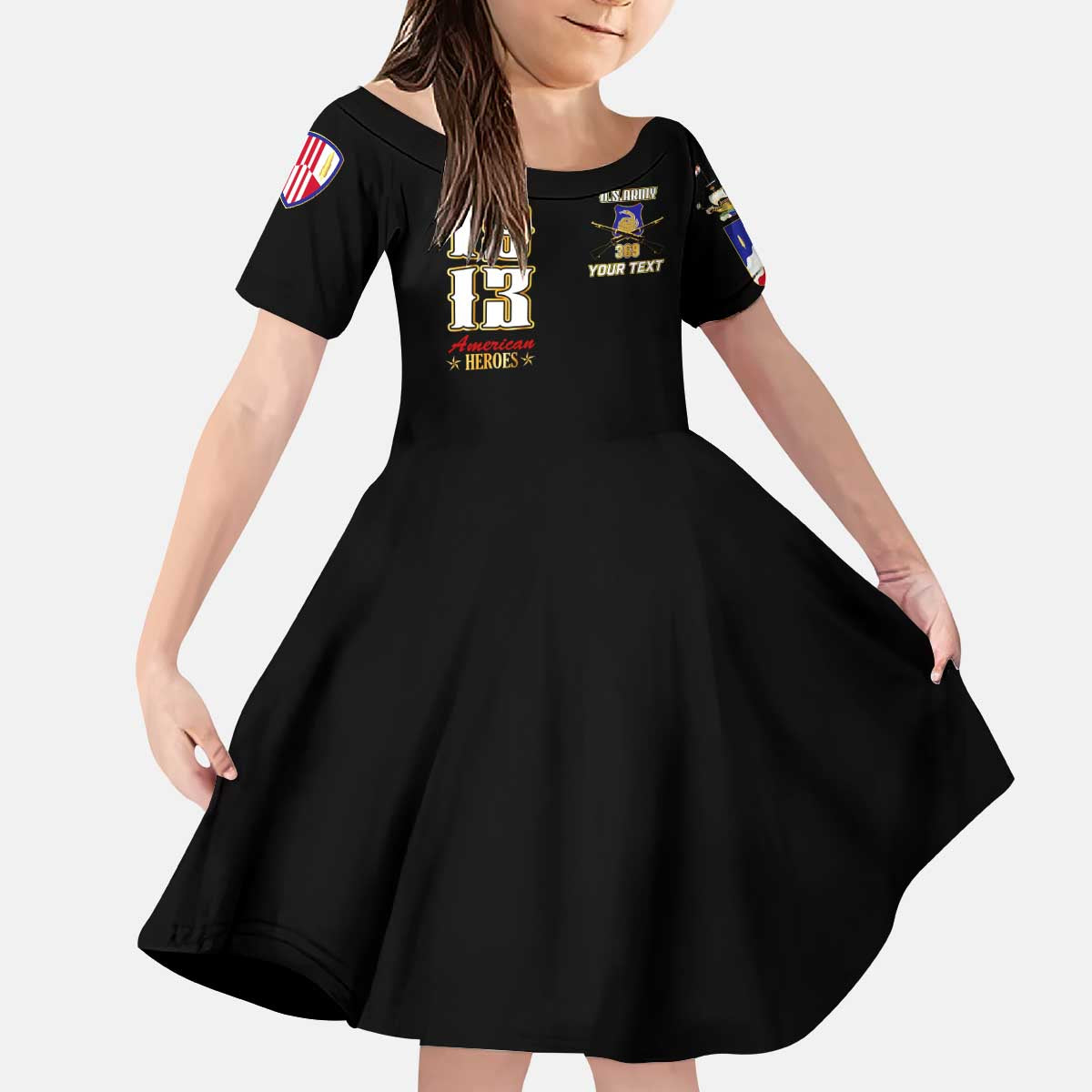 At The Front, Always Kid Short Sleeve Dress - Wonder Print Shop