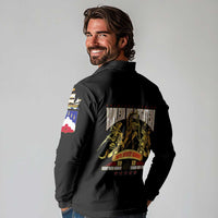 At The Front, Always Long Sleeve Polo Shirt - Wonder Print Shop