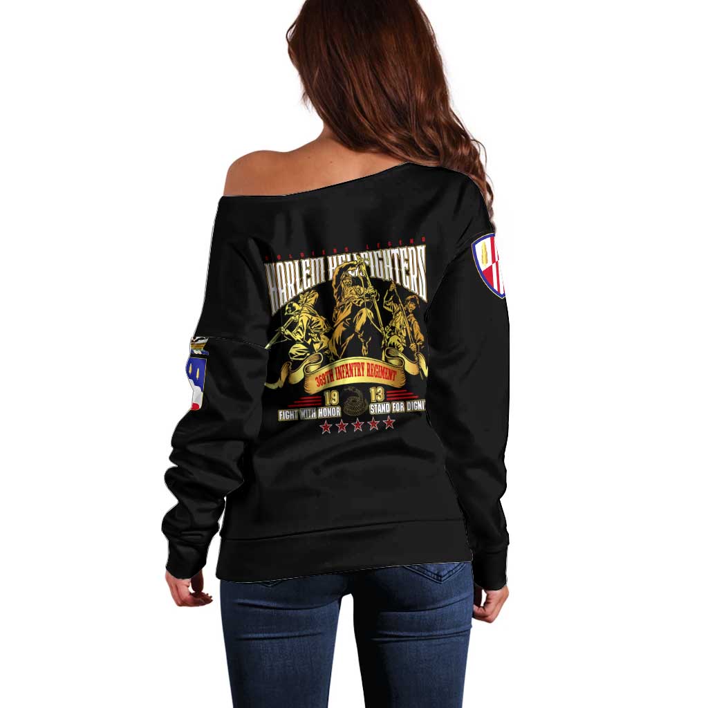 At The Front, Always Off Shoulder Sweater - Wonder Print Shop