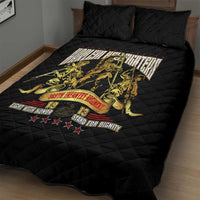 At The Front, Always Quilt Bed Set - Wonder Print Shop