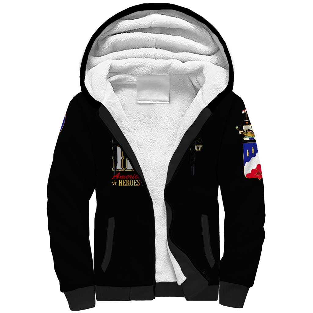 At The Front, Always Sherpa Hoodie - Wonder Print Shop