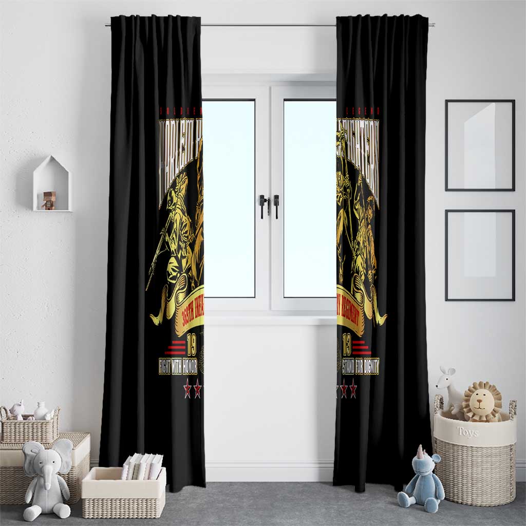 At The Front, Always Window Curtain - Wonder Print Shop