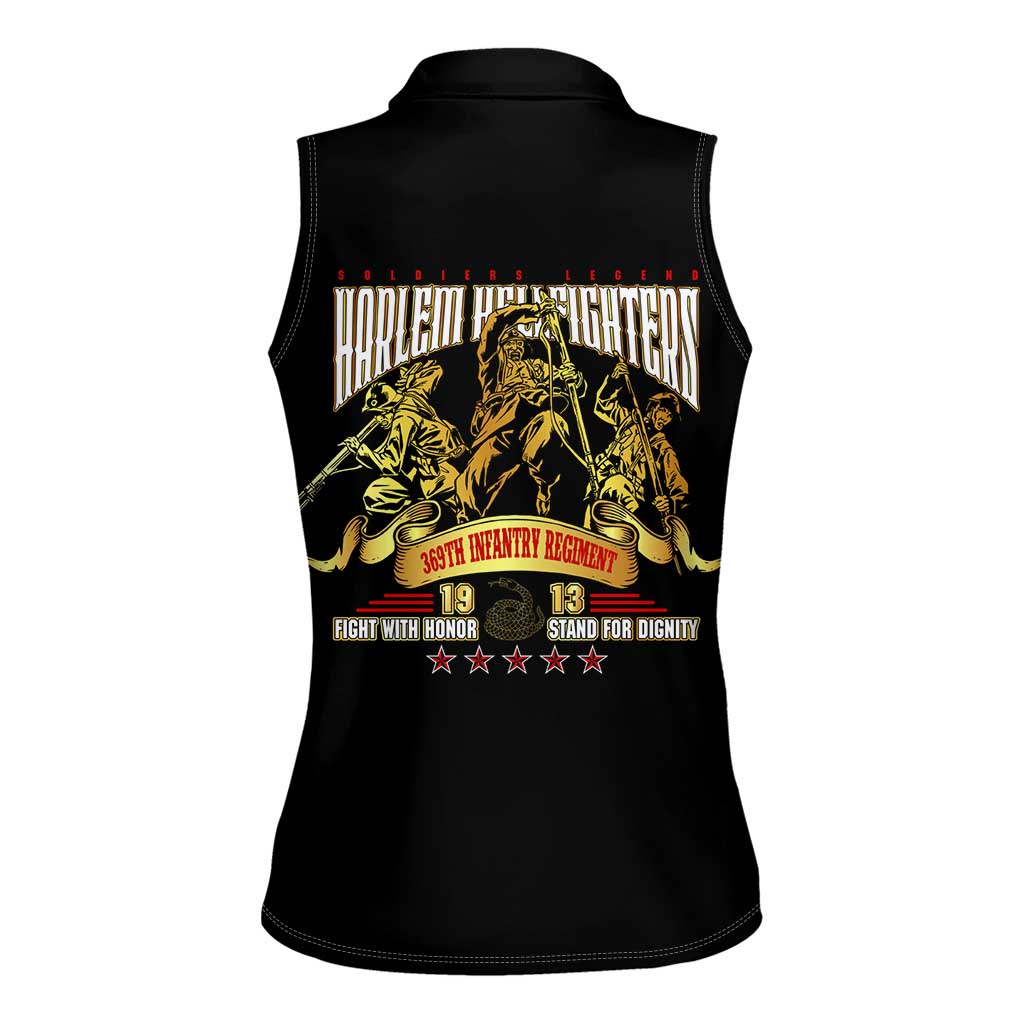 At The Front, Always Women Sleeveless Polo Shirt - Wonder Print Shop