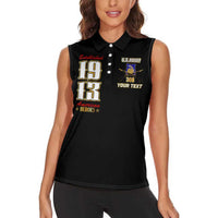 At The Front, Always Women Sleeveless Polo Shirt - Wonder Print Shop