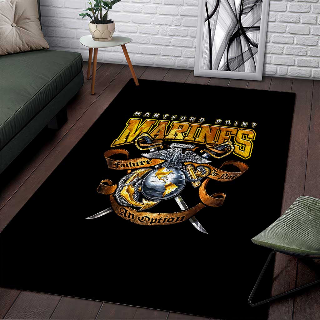 The First Black Marines: A Legacy Etched In Honor Area Rug - Wonder Print Shop