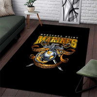 The First Black Marines: A Legacy Etched In Honor Area Rug - Wonder Print Shop