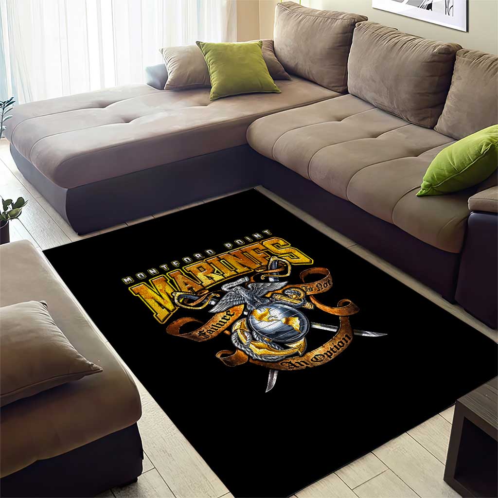 The First Black Marines: A Legacy Etched In Honor Area Rug - Wonder Print Shop