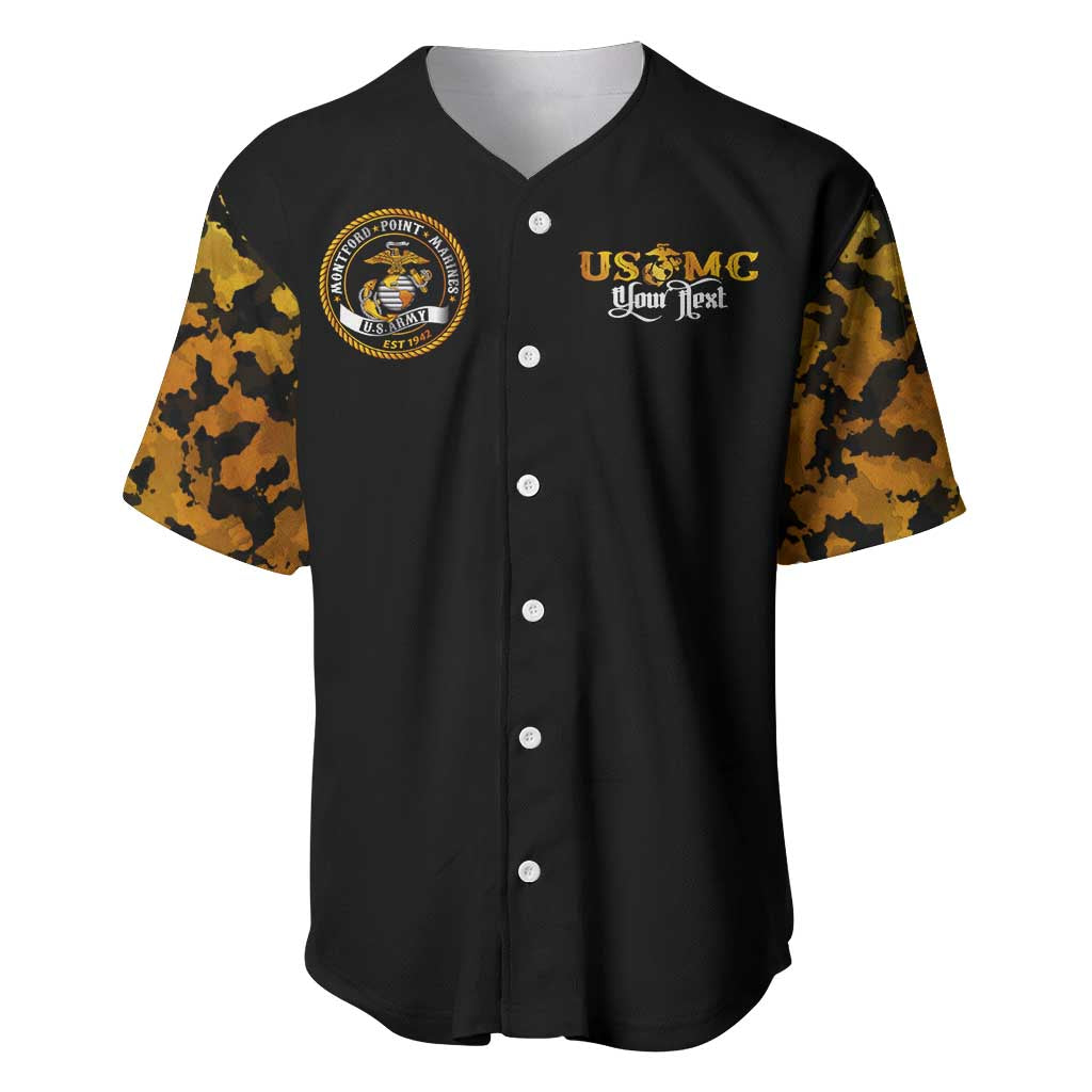 The First Black Marines: A Legacy Etched In Honor Baseball Jersey - Wonder Print Shop