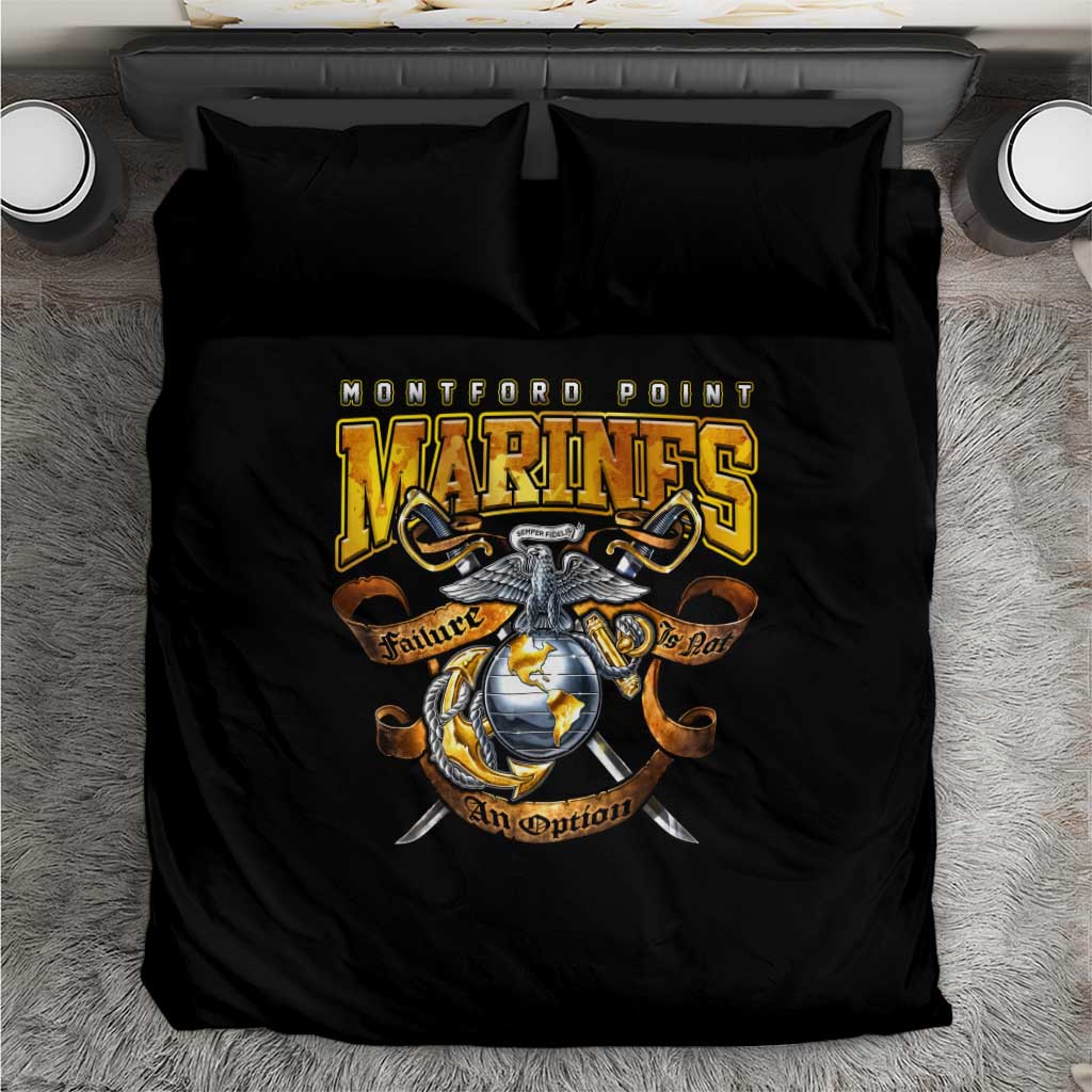 The First Black Marines: A Legacy Etched In Honor Bedding Set - Wonder Print Shop