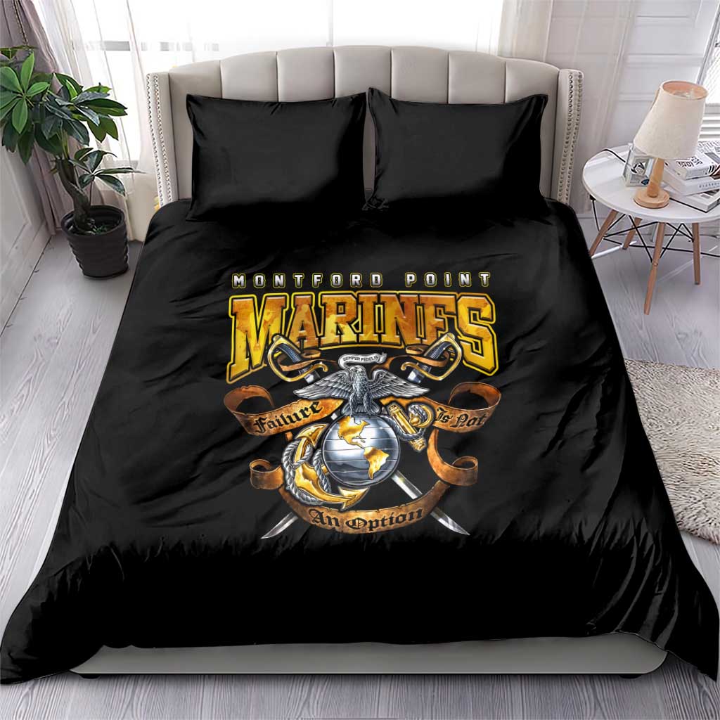 The First Black Marines: A Legacy Etched In Honor Bedding Set - Wonder Print Shop