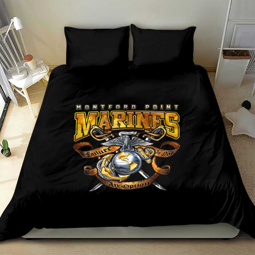 The First Black Marines: A Legacy Etched In Honor Bedding Set - Wonder Print Shop