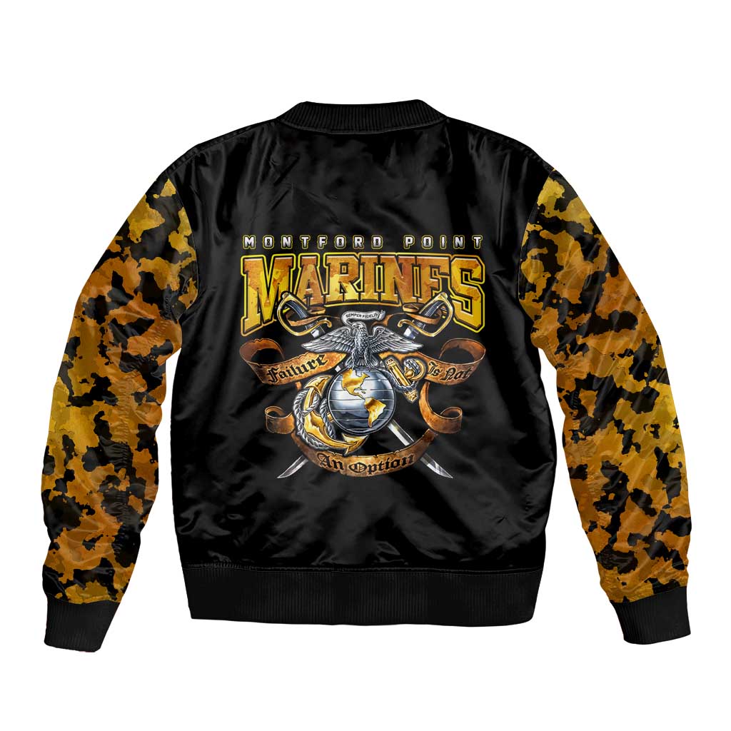 The First Black Marines: A Legacy Etched In Honor Bomber Jacket - Wonder Print Shop