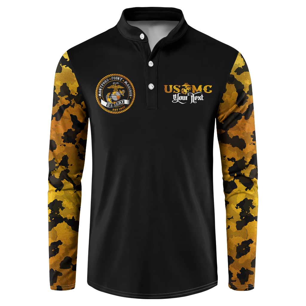 The First Black Marines: A Legacy Etched In Honor Button Sweatshirt - Wonder Print Shop