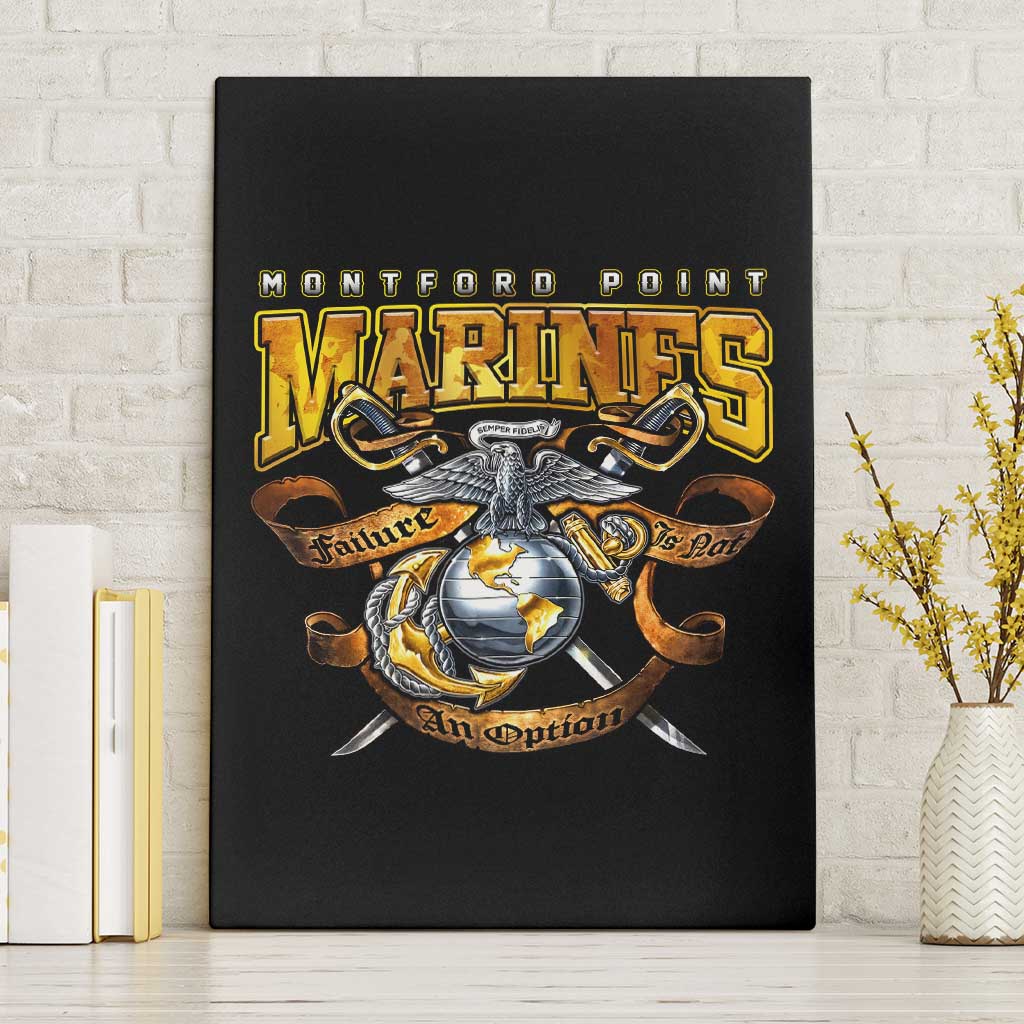 The First Black Marines: A Legacy Etched In Honor Canvas Wall Art - Wonder Print Shop