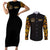 The First Black Marines: A Legacy Etched In Honor Couples Matching Short Sleeve Bodycon Dress and Long Sleeve Button Shirt - Wonder Print Shop