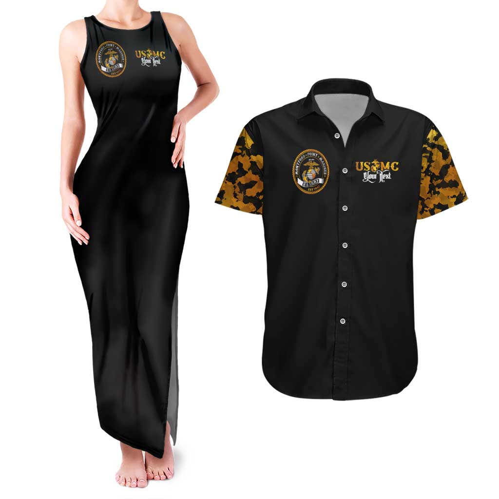 The First Black Marines: A Legacy Etched In Honor Couples Matching Tank Maxi Dress and Hawaiian Shirt - Wonder Print Shop