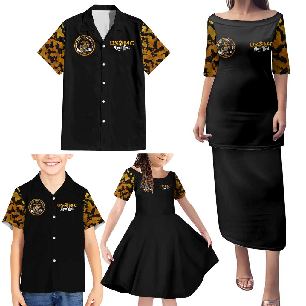 The First Black Marines: A Legacy Etched In Honor Family Matching Puletasi and Hawaiian Shirt - Wonder Print Shop