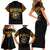 The First Black Marines: A Legacy Etched In Honor Family Matching Short Sleeve Bodycon Dress and Hawaiian Shirt - Wonder Print Shop