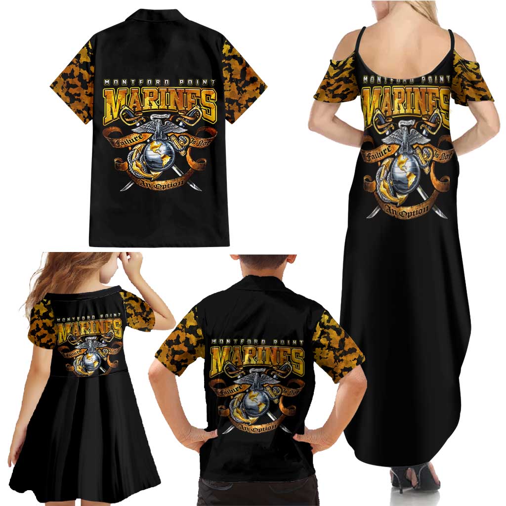 The First Black Marines: A Legacy Etched In Honor Family Matching Summer Maxi Dress and Hawaiian Shirt - Wonder Print Shop
