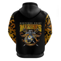 The First Black Marines: A Legacy Etched In Honor Hoodie - Wonder Print Shop