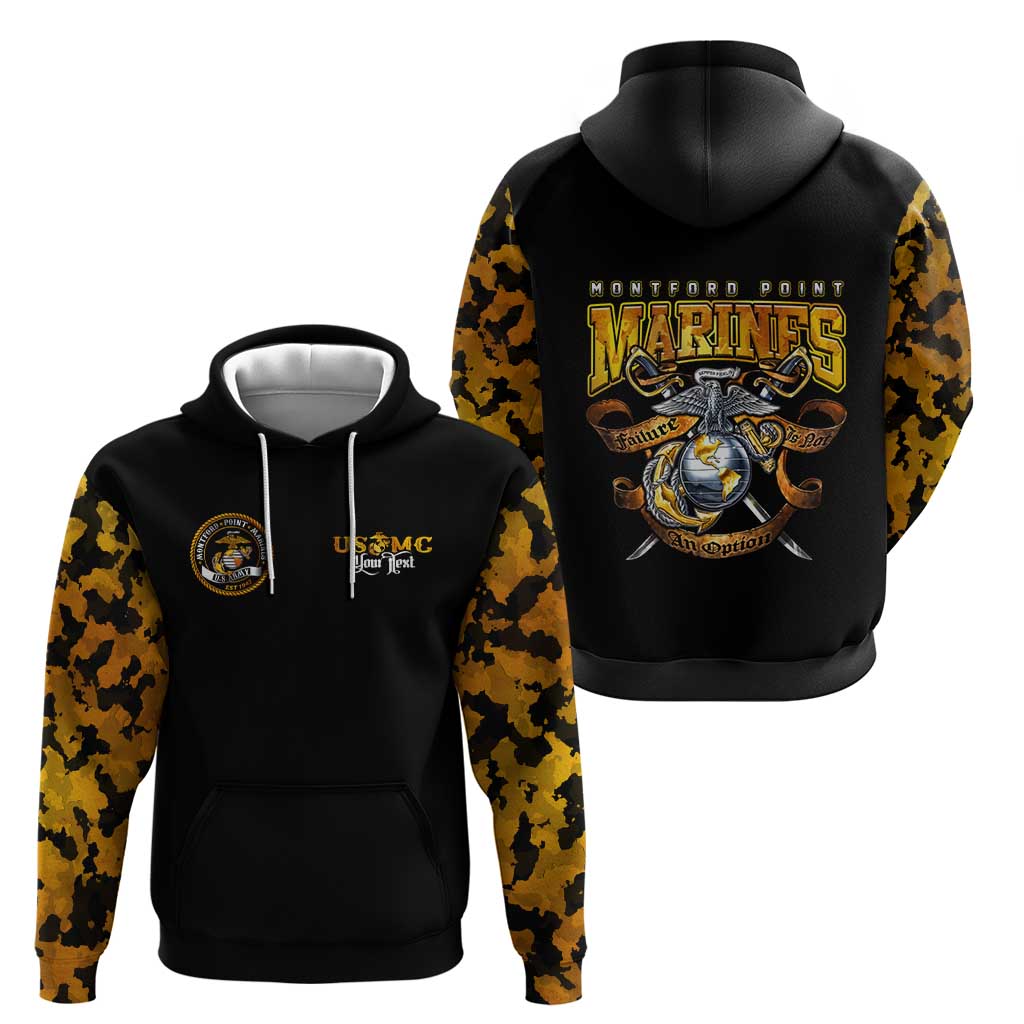 The First Black Marines: A Legacy Etched In Honor Hoodie - Wonder Print Shop