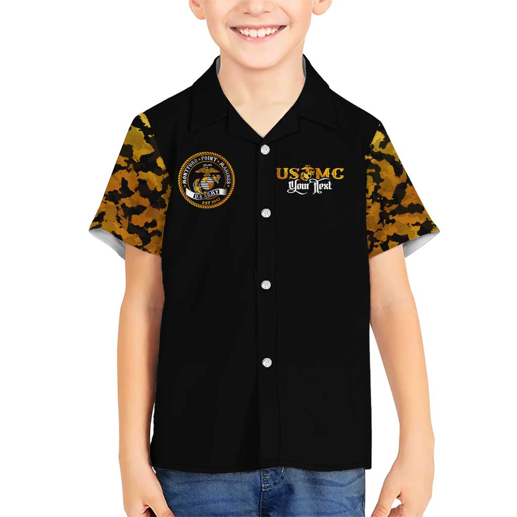 The First Black Marines: A Legacy Etched In Honor Kid Hawaiian Shirt - Wonder Print Shop