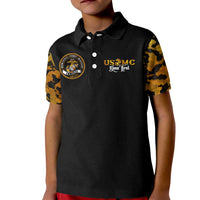 The First Black Marines: A Legacy Etched In Honor Kid Polo Shirt - Wonder Print Shop